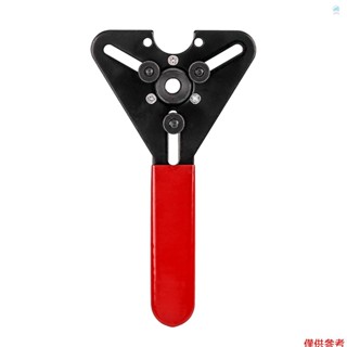 crtw 8 件裝汽車空氣壓縮機離合器拆卸器安裝器兩用扳手工具套件汽車空調汽車空調維修工具