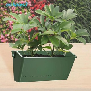 NICKOLAS花盆,塑膠綠色種植箱,家居裝飾壁掛垂直種子容器花園