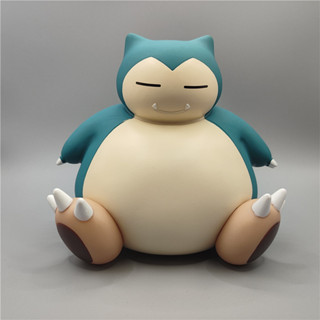 14-16cm 神奇寶貝 口袋妖怪 寶可夢 卡比獸 Snorlax 人偶手辦存錢罐玩具公仔模型擺件儲蓄硬幣儲存省錢罐禮物