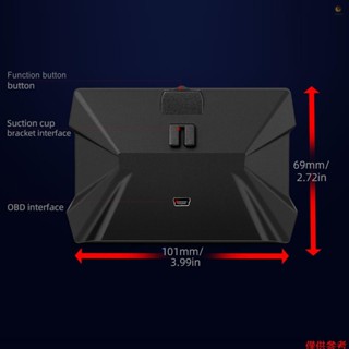 Casytw 多功能旅行電腦 P22 通用汽車抬頭顯示汽車儀表、OBDII 診斷和坡度計數字車速表安全駕駛計算機超速警報