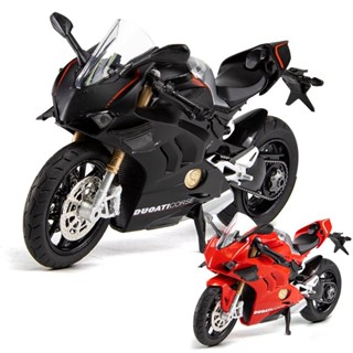 <優品>機車模型🔥機車玩具 摩托車模型 摩托車玩具 車模 閤金機車模型 玩具車 華一1:12閤金摩托車模型v4s 模擬