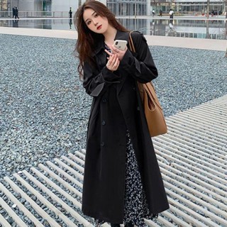 （2024新款）風衣外套女春秋季2024新款韓版中長款英倫風寬鬆過膝氣質流行大衣