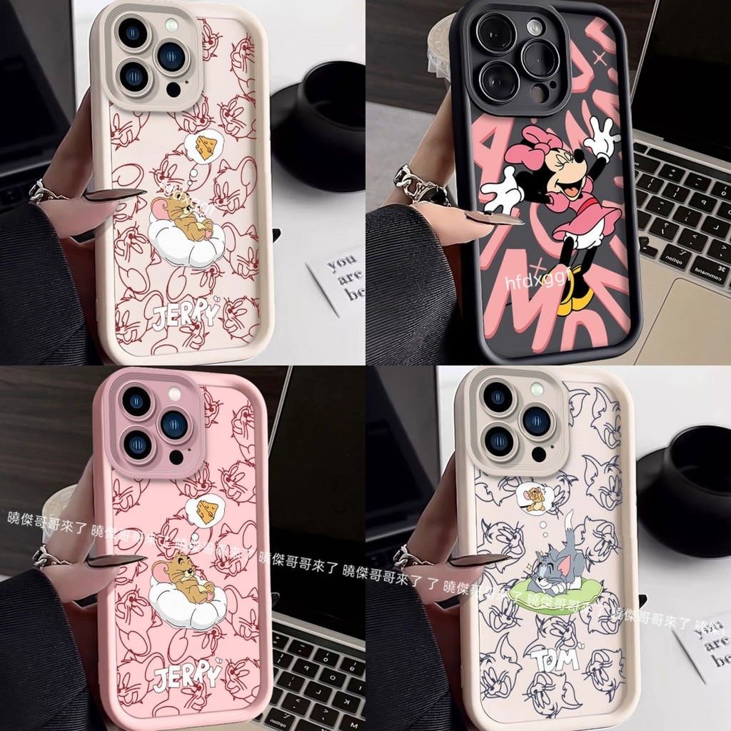卡通 湯姆貓傑利鼠手機殼 OPPO Reno11F Reno10 10pro + Reno 8T 8Z 7Z 6Z 5Z