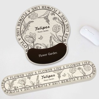 💥臺灣出貨#VISION複古女生護腕滑鼠墊女手腕墊防滑辦公室筆記本電腦鍵盤手託