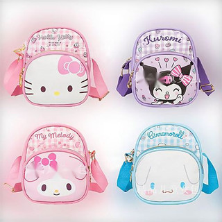 🔥『台現』 Kuromi書包三麗鷗hello Kitty PU書包Melody學生包大容量Cinnamoroll背包禮