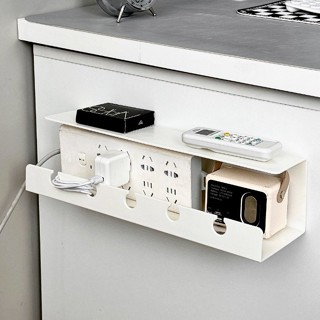 【臺灣現貨】桌下理線器 收納盒 集線器 理線器 整線器 電線整理盒 數據線收納架 電線整理 插座整理架 桌面走線 置物架