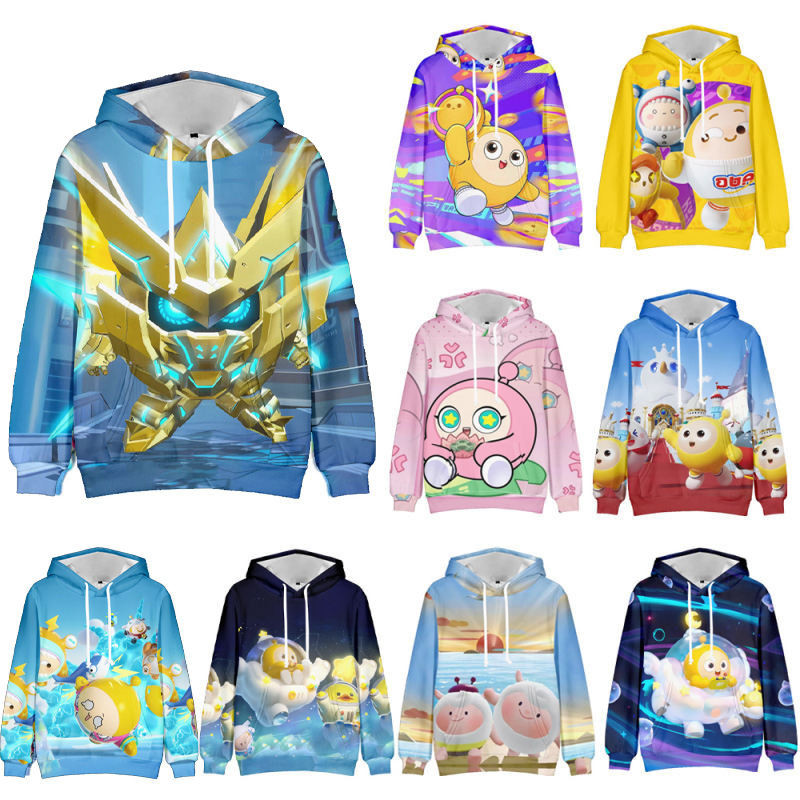 eggy party 蛋仔派對衣服 蛋仔衣服 兒童長袖連帽衫 長袖衛衣 童裝