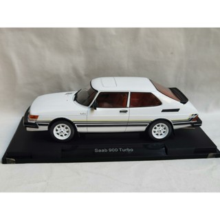[現貨]MCG 1/18 SAAB 900 TURBO 薩博汽車模型 合金 不開門 不轉向 白色 這款漆面有刮痕 買前諮