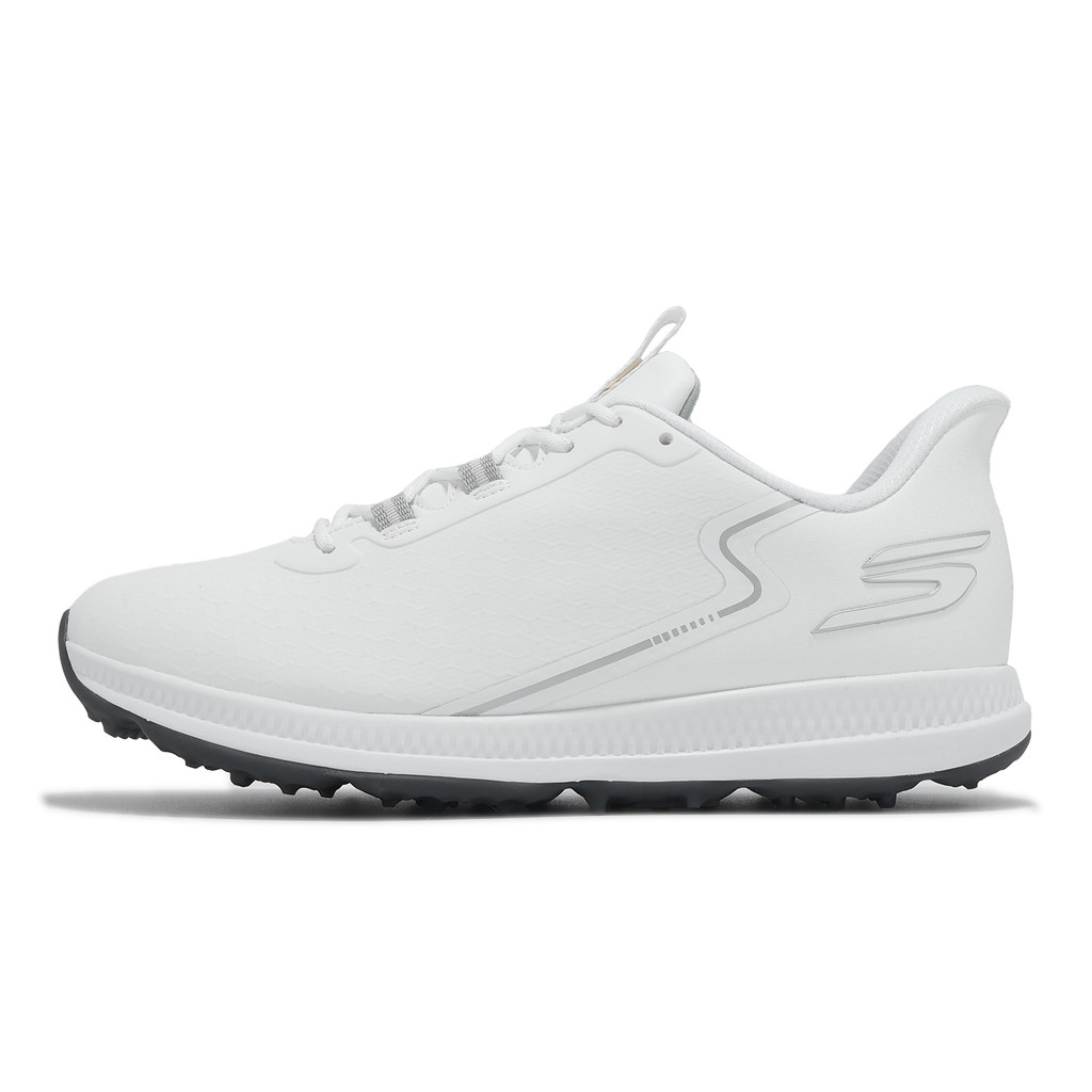 Skechers 高爾夫球鞋 Go Golf Elite 6 Slip-Ins 男鞋 防潑水 瞬穿 214130WHT