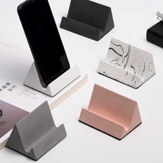 北歐風ins水泥手機座 桌麵平闆電腦支架手機架創意多功能