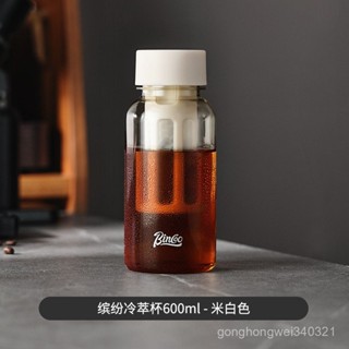 Bincoo咖啡冷萃壺小型冷萃瓶｜Tritan防摔防漏冷泡杯｜茶水分離隨行冰滴壺｜網紅衕款冷萃杯