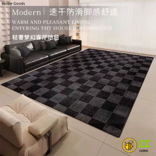 CC❤Home北歐風復古水晶絨地毯大面積客廳沙發茶几墊臥室床邊毯耐髒防滑
