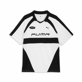 Puma 上衣 Football Polo 男款 白 黑 復古 短袖 足球風 E.SO著用 [ACS] 63124202