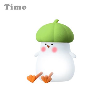 Timo菇菇雞LED拍拍小夜燈/ 綠帽帽 eslite誠品