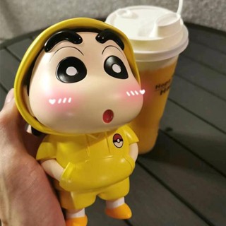*熱銷滿199出貨*免運 野原新之助小新變身COS皮卡丘潮玩卡通公仔手辦GK模型擺件禮物