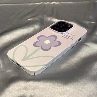 一朵紫色的小花適用於 iPhone 11ProMax 12Pro 7plus XS 16plus 13ProMax 12