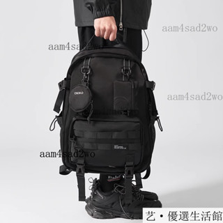 臺灣出貨24h後揹包 筆電包 素色後揹包 揹包 旅行揹包 防水後揹包 後揹包男 女 大容量後揹包 多層格 登山包學生書包