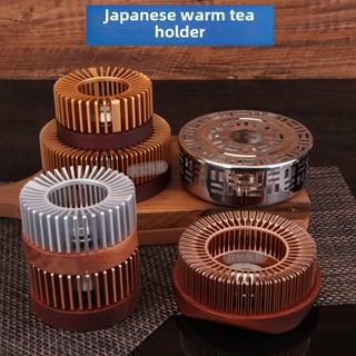 精緻鏤空暖茶座蠟燭加熱座茶道配件暖茶爐奶咖啡清酒壺保溫器爐架