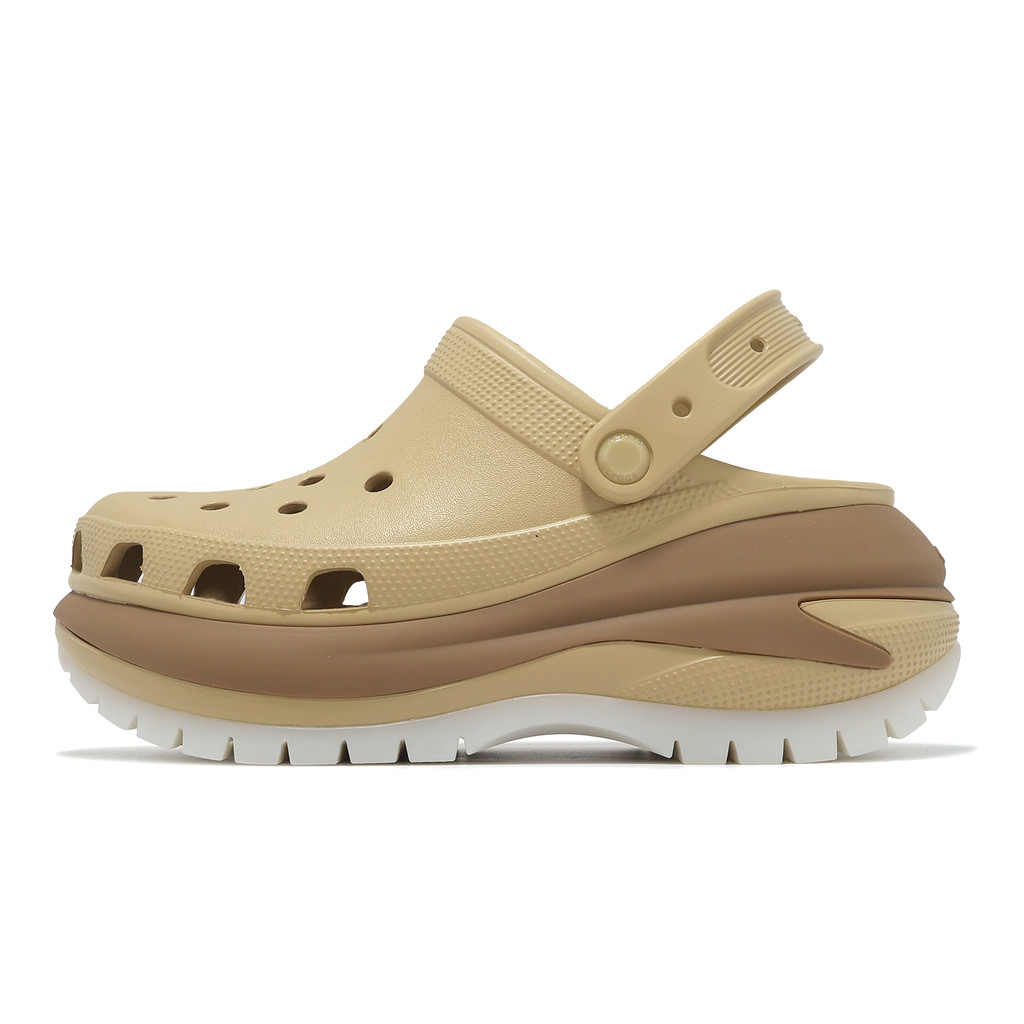 Crocs 涼鞋 Mega Crush Matte Clog 女鞋 土黃色 洞洞鞋 卡駱馳 ACS 210749209