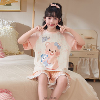 現貨 超可愛 loopy 醜魚睡衣 兒童睡衣 100% 純棉家居服 夏天睡衣 短袖睡衣 女童睡衣 可愛睡衣 漢頓 睡衣套