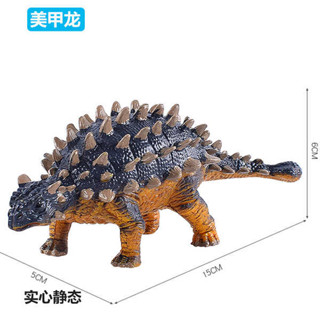 實心美甲龍玩具霸王龍模擬動物兒童玩具男孩女孩小擺件模型恐龍QQWWA