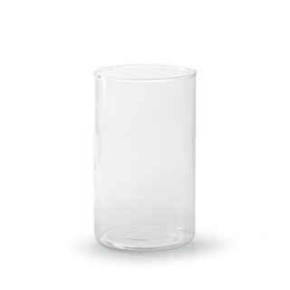 荷蘭Jodeco Glass玻璃花器/ Skai寬口直筒收邊/ 透明/ 高15 cm eslite誠品