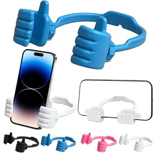 SAMSUNG IPHONE 適用於三星平板電腦桌面支架的通用大拇指彩色支架
