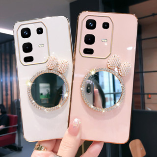 適用於infinix Note 50S 50 Pro Plus 50X Case Soft Plated 磚鑲嵌珍珠蝴蝶