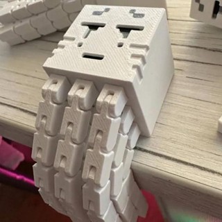 Minecraft💙幽靈觸手我的世界系列史蒂夫兒童玩具 人仔益智模型拼裝積木超可動公仔 周邊收藏 我的世界