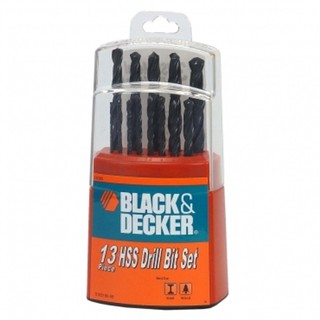 BLACK+DECKER 13件式木鐵工鑽頭組