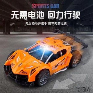 兒童玩具車 兒童聲光音樂玩具車 賽車 男女孩玩具模型汽車 耐摔迴力車 慣性車 閤金車模 閤金小汽車 模擬模型車 超跑模型