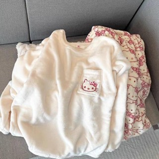 珊瑚絨 睡衣 女 法蘭絨 甜美 可愛 日係 卡通 家居服