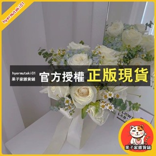 果子家 新款高階森系新娘結婚手捧花小紅書領證同款清新玫瑰韓式模擬花束