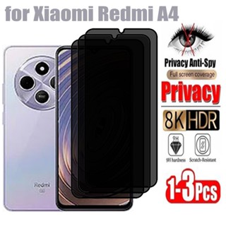 XIAOMI REDMI 1-3 片隱私鋼化玻璃適用於小米紅米 A4 防間諜全覆蓋螢幕保護膜適用於小米紅米 Note 1