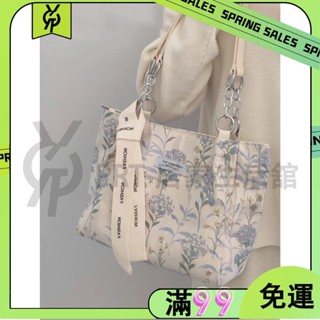 百貨商店印花帆布包 托特包包 文藝小眾 單肩包 刺繡學生 通勤包 補習袋 資料袋 百寶袋 功課袋 萬用 手提包 便當袋