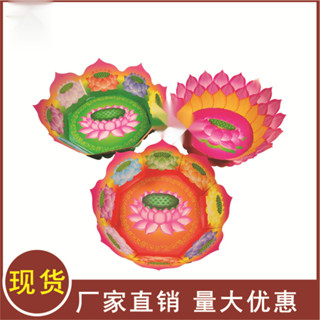 【半成品 九轉蓮花盆六角底座荷花聚寶盆】廠家直銷 環保材料廠家直銷 環保材料 紙紮祭祀低價 優惠