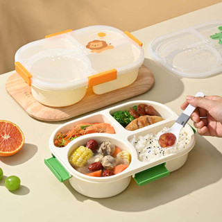 微波便當盒 韓國便當盒 onlycook飯盒帶蓋上班族專用可微波爐加熱便當盒餐盒學生分格餐盤