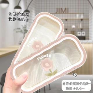 💕限時購💕新款透明眼鏡盒便攜防摔壓墨鏡近視眼鏡盒可愛男女學生兒童收納盒