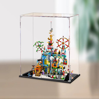 【定製諮詢】高透明亞克力展示盒適用於Lego 80054 萬千城 防塵罩明盒透明手辦模型盒 收納公仔展示櫃