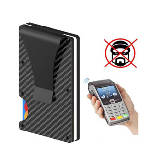 碳纖維防消磁信用卡盒卡包防盜刷RFID銀行卡夾大容量卡片名片卡名片夾名片盒名片套夾證件夾卡包卡片包