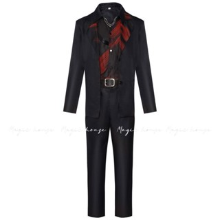 免運 【高質量面料】戀與深空 秦徹 cos 衣服 無盡掠奪者遊戲同款 西裝 萬聖節 cosplay 表演服