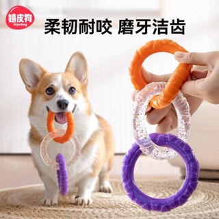 狗狗拉環玩具磨牙潔齒拔河拉扯玩具小狗互動耐咬寵物幼犬解悶神器磨牙拉環玩具清潔牙齒拔毛玩zhuxiaode2.my2025