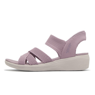 Skechers 涼鞋 Arya Slip-Ins 女鞋 紫 針織 瞬穿 健走涼鞋 [ACS] 163524LAV