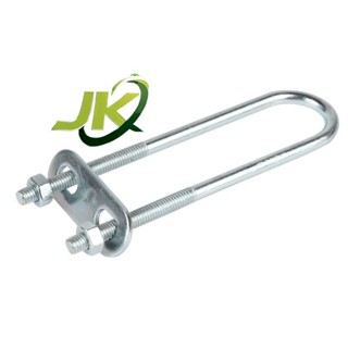 『JK』▷臺灣出貨◁滿199出★【店鋪熱銷】M6含擋板系列鍍鋅U型螺栓U型螺絲U型管卡騎馬螺栓U型卡扣U形抱箍