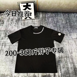 純棉5XL-12XL 加大碼T恤 大尺碼男裝 加肥加大上衣 大尺碼短袖]大碼200-400斤短袖T恤男夏季新款圓領潮流寬