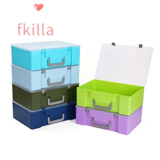 FKILLA塑膠工具箱,零件盒工具收納盒工具儲物袋,裝置箱多功能玩具整理盒儀表保護箱