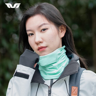 【TVI】ROCKBROS 女士騎行面罩保暖抓絨防風自行車面罩滑雪圍巾騎行裝備秋冬