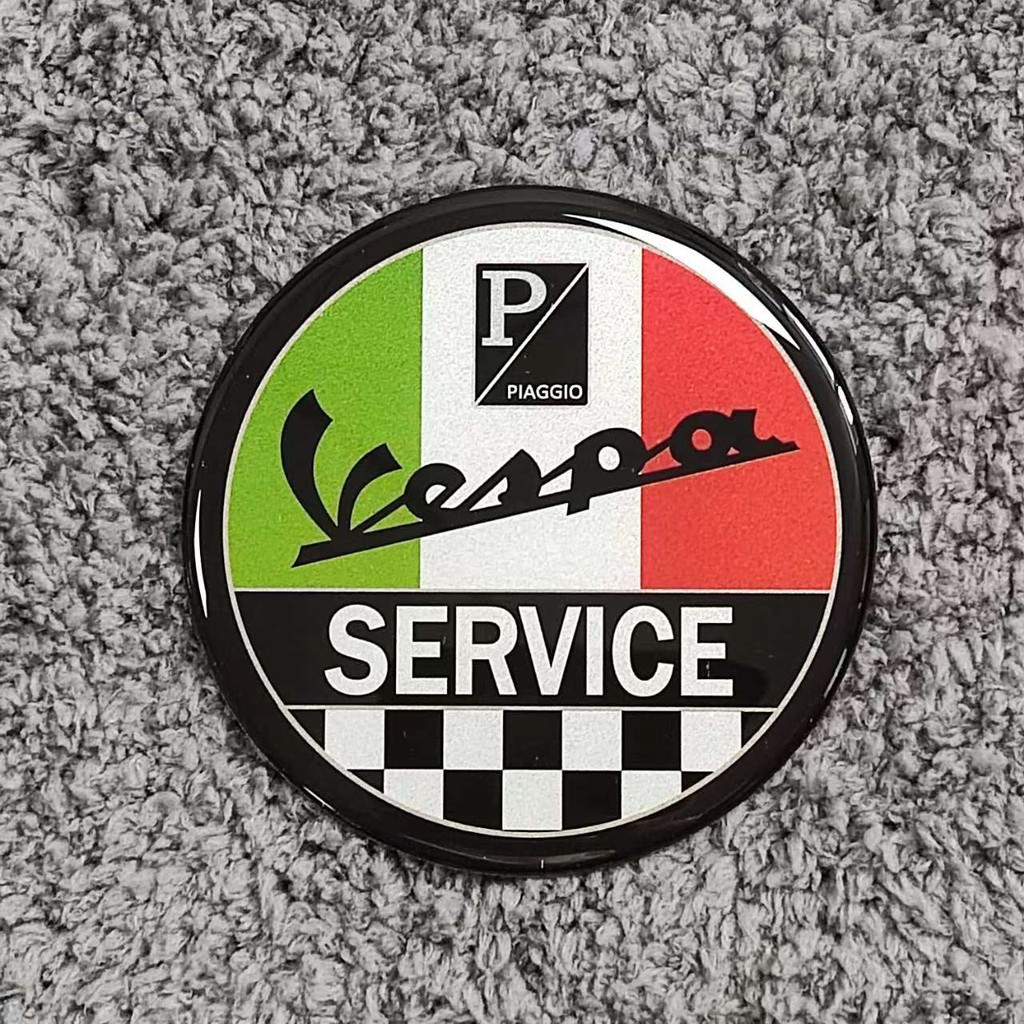 【台灣出貨】適用於vespa 偉士牌機車貼紙軟磁貼偉士牌改裝300 150立體反光貼