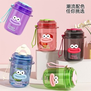優盒🎀ins風水杯夏季冰霸杯戶外健身運動水壺噸噸桶 日式大嘴怪水杯隨行杯隨手杯冷萃杯咖啡杯冷泡茶杯辦公室水杯兒童水杯可拎