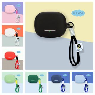 XIAOMI 小米 Buds 5 Pro 矽膠耳機軟殼防震耳機保護套純色耳機保護套尼龍掛繩耳機套